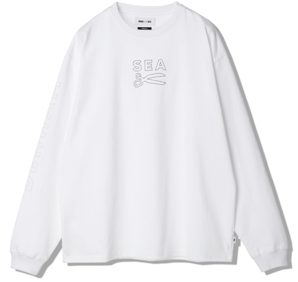 9,000円wind and sea denham TEE white Mサイズ